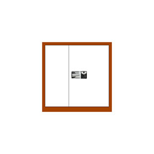 單節(jié)國保指紋密碼鎖-咖白