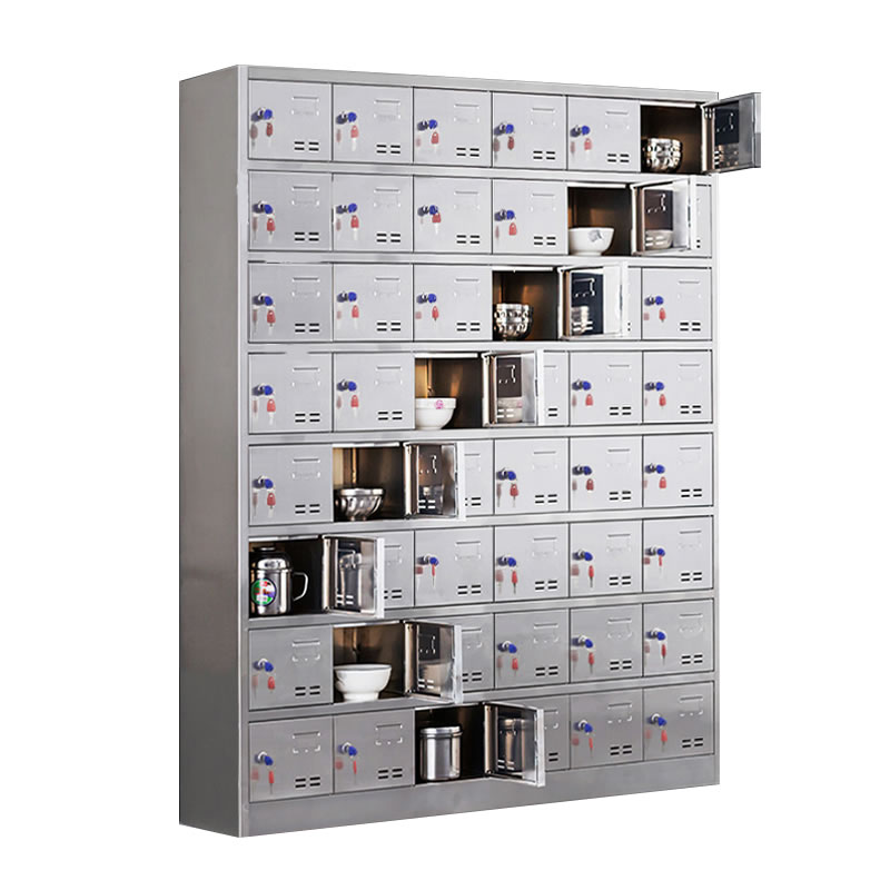 48門(mén)不銹鋼碗柜帶鎖