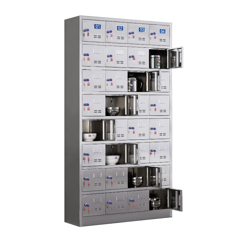 32門(mén)不銹鋼碗柜帶鎖